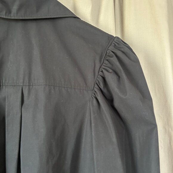 Sportmax Black Cotton Poplin Button Up Blouse NWT - Picture 8 of 10